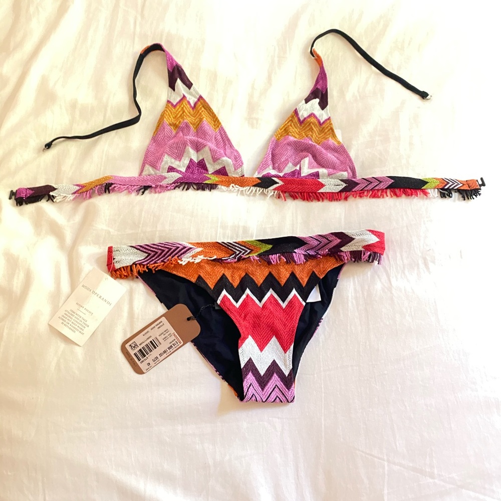 NWT Missoni Zig Zag Lurex Bikini